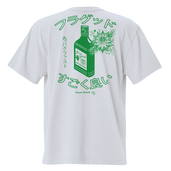 Hura Good Bucky Japanese Grape Inspired Drink Scottish Fusion Oversized Shirt